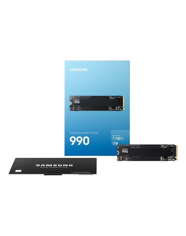 SSD diskas Samsung 1TB M.2 NVMe PCIe 4.0, 7150/6450 MB/s (MZ-V9V1T0BW)