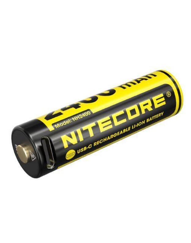 BATTERY RECH. LI-ION AA 1.5V/NH2400 2PCS NITECORE