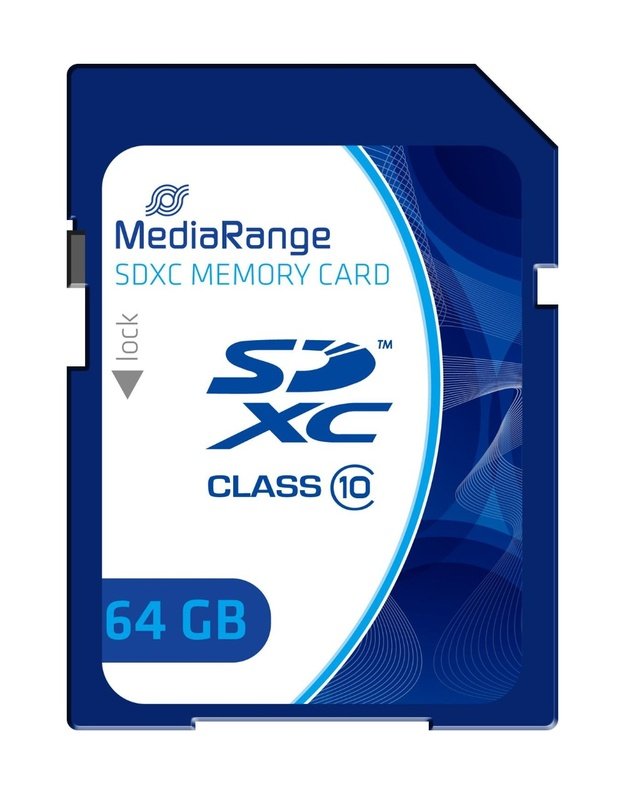 MEMORY SDXC 64GB C10/MR965 MEDIARANGE