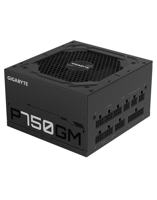 MAITINIMO ŠALTINIS|GIGABYTE|750 Watts|Efficiency 80 PLUS GOLD|PFC Active|MTBF 100000 hours|GP-P750GM