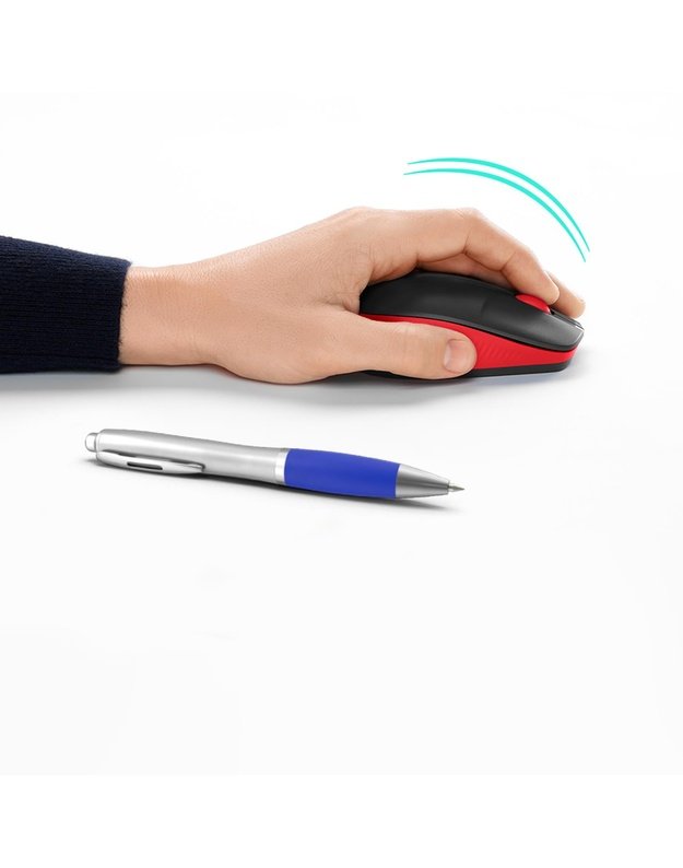 MOUSE USB OPTICAL WRL M190/RED 910-005908 LOGITECH