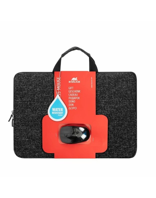 NB SLEEVE ANVIK 15.6  + MOUSE/7916 BLACK RIVACASE