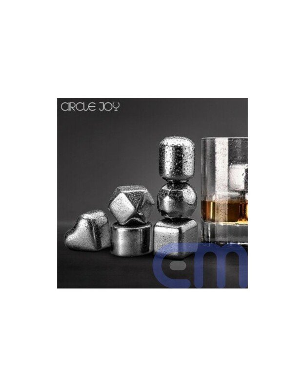 Circle Joy nerūdijančio plieno ledo kubeliai (6 vnt.) 3