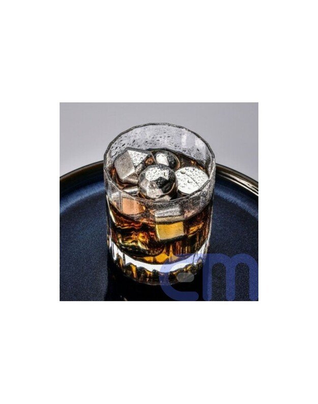 Circle Joy nerūdijančio plieno ledo kubeliai (6 vnt.) 1