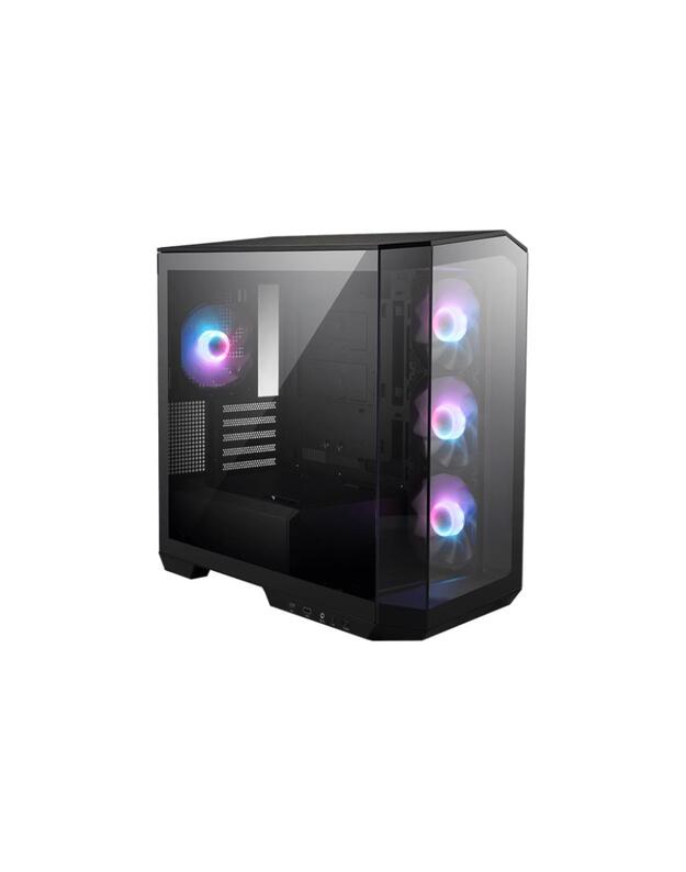 Case|MSI|MidiTower|Case product features Transparent panel|Not included|MicroATX|Colour Black|MAGPANOM100RPZ