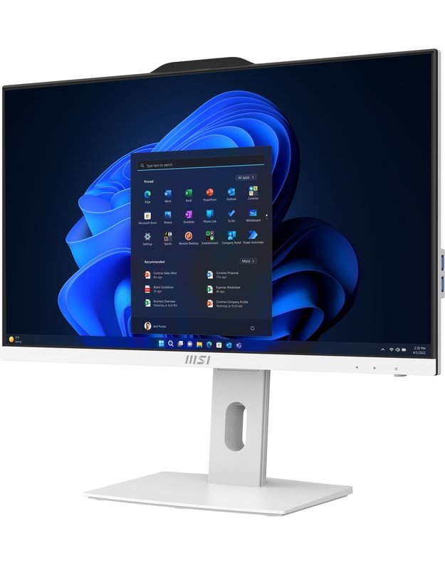 All-in-One kompiuteris MSI PRO AP241P 14M 23,8" Core i5-14400, 16GB, 512GB SSD, Win 11 Pro, baltas (PROAP242P14M-691EU)