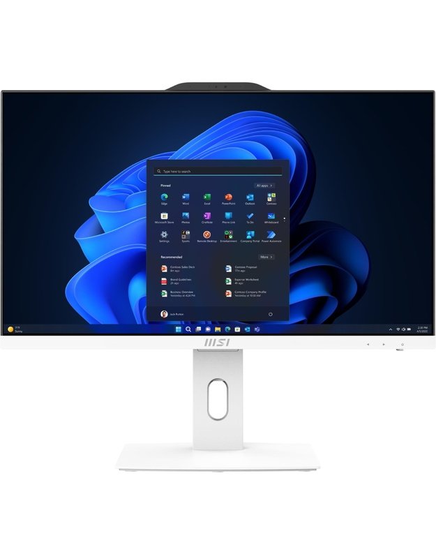 All-in-One kompiuteris MSI PRO AP241P 14M 23,8" Core i5-14400, 16GB, 512GB SSD, Win 11 Pro, baltas (PROAP242P14M-691EU)