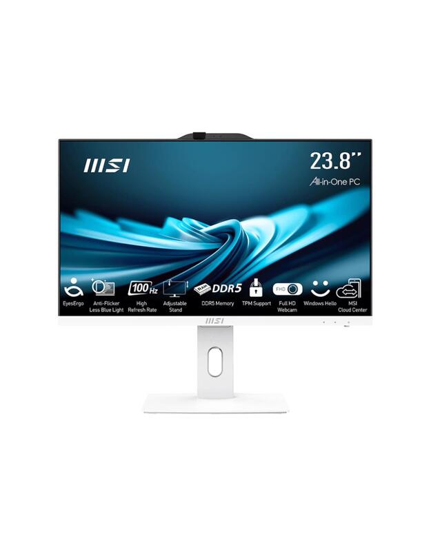 Monoblock PC|MSI|PRO|AP241P 14M|Business|All in One|CPU Core i5|i5-14400|2500 MHz|Screen 23.8 |RAM 16GB|DDR5|5600 MHz|SSD 512GB|Graphics card Intel UHD Graphics|Integrated|Windows 11 Pro|Colour White|PROAP242P14M-691EU