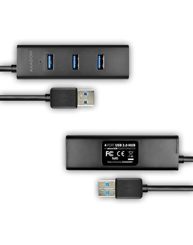 I/O HUB USB3.0 4PORT CHARGING/0.3M HUE-S2B AXAGON