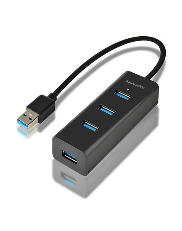 I/O HUB USB3.0 4PORT CHARGING/0.3M HUE-S2B AXAGON