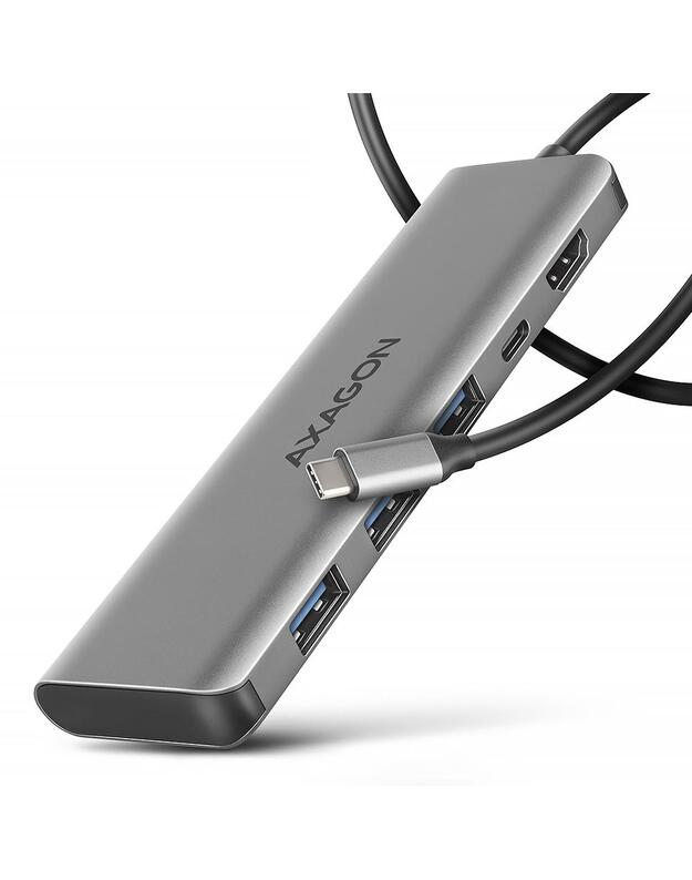 I/O HUB USB-C 5IN1/1M HMC-5H AXAGON