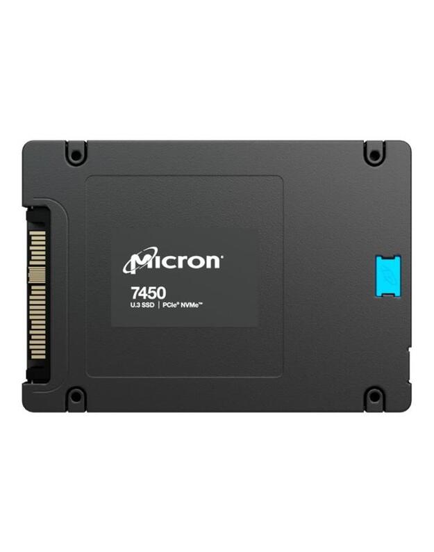 SSD|MICRON|SSD series 7450 PRO|960GB|PCIe Gen4|NVMe|NAND flash technology TLC|Write speed 1400 MBytes/sec|Read speed 6800 MBytes/sec|Form Factor U.3|TBW 28000 TB|MTFDKCB960TFR-1BC1ZABYYR