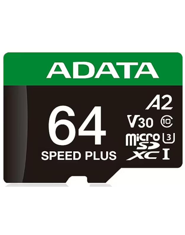 MEMORY MICRO SDXC 64GB UHS-I/UD64GUI3V30A2SP-RA1 ADATA