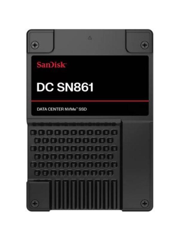 SSD|SANDISK|DC SN861|3.84TB|U.2|PCIe Gen5|NVMe|Write speed 7200 MBytes/sec|Read speed 13700 MBytes/sec|15mm|SDS6BA138PSP9X30TS2526