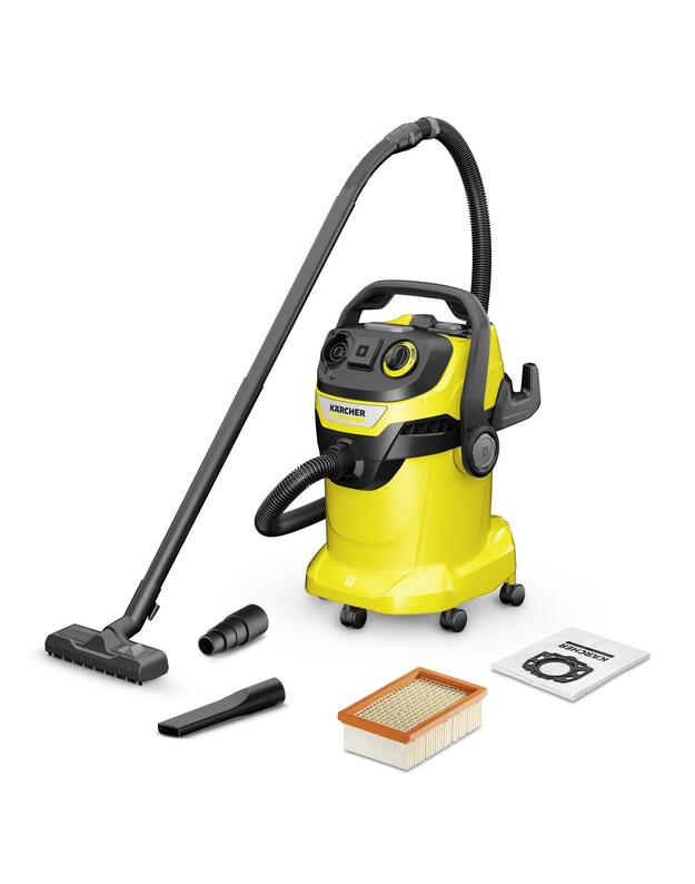 Vacuum Cleaner|KARCHER|Wet and dry vacuum cleaner WD 5 P V-25/8/35|1100 Watts|Suction power 280W|Capacity 25 l|Noise 73 dB|Yellow|Weight 8.8 kg|1.628-372.0