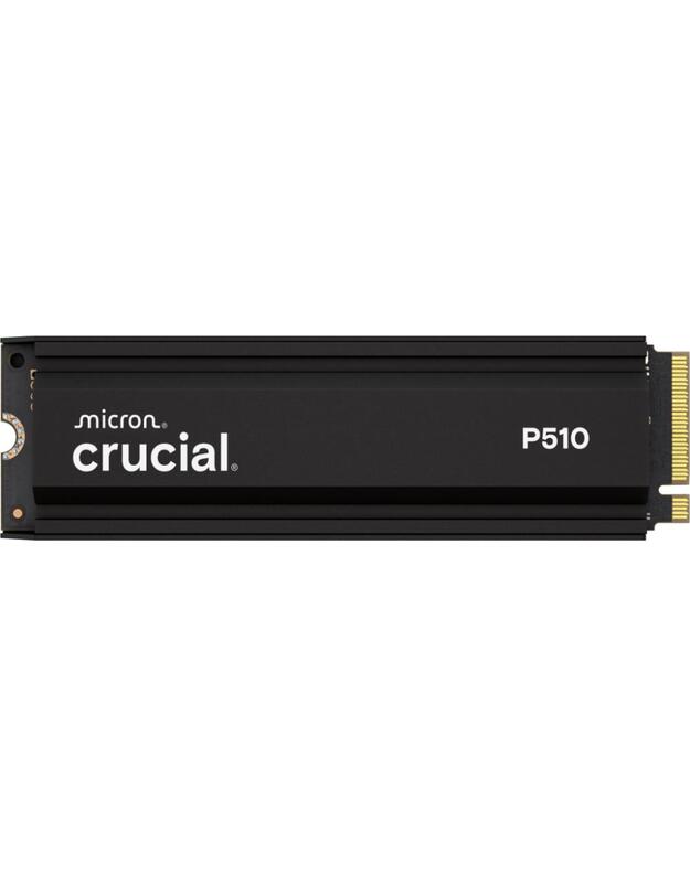 SSD|CRUCIAL|P510|2TB|M.2|PCIe Gen5|NVMe|TLC|Write speed 8700 MBytes/sec|Read speed 10000 MBytes/sec|TBW 1200 TB|CT2000P510SSD5