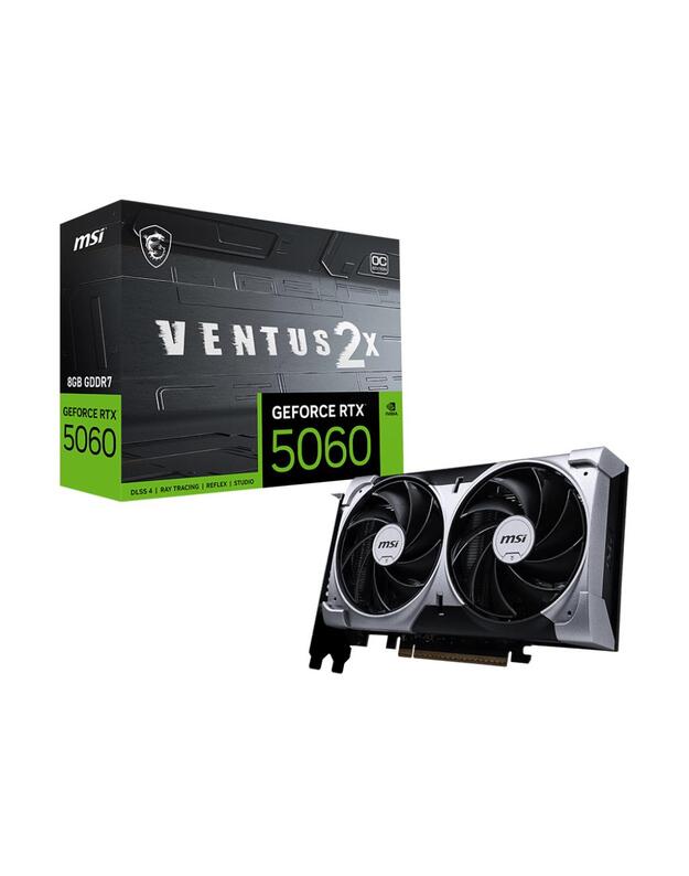 VGA PCIE16 RTX5060 8GB GDDR7/RTX5060 8G VENTUS 2X OC MSI