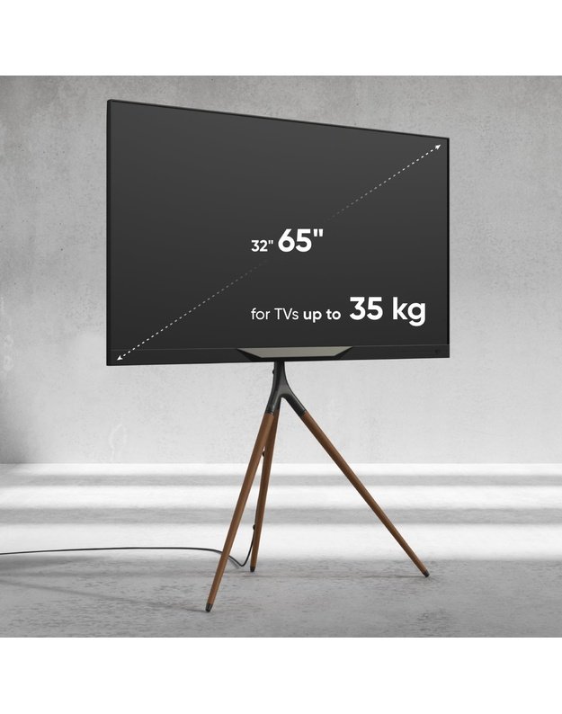 Grindinis televizoriaus stovas Onkron 32–65", juodas (TS1220-B)