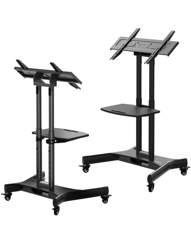 Mobilus televizoriaus stovas Onkron 32–70", juodas (TS1350-B)