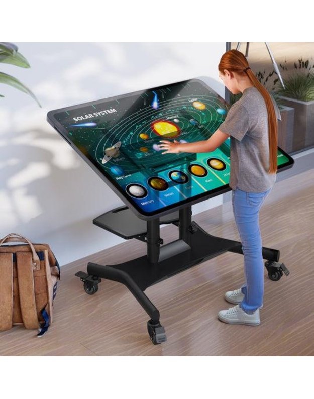 Mobilus televizoriaus stovas Onkron 32–70", juodas (TS1350-B)