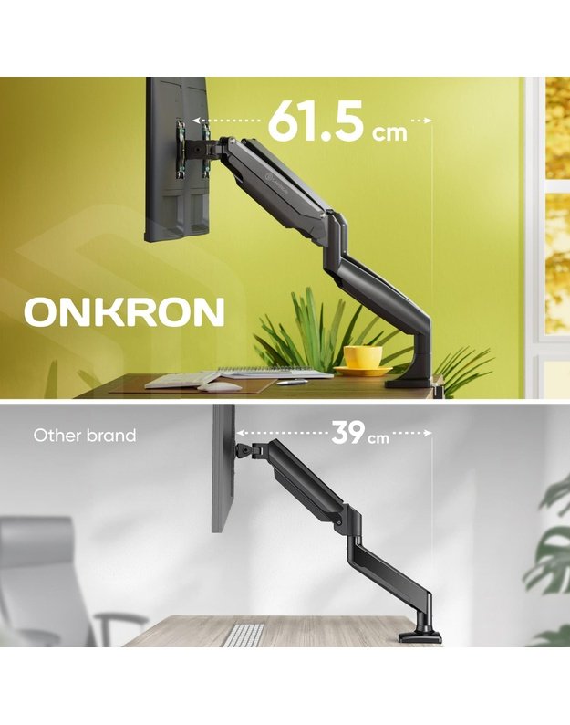 MONITOR ACC WALL MOUNT/13-32  BLACK G200-B ONKRON