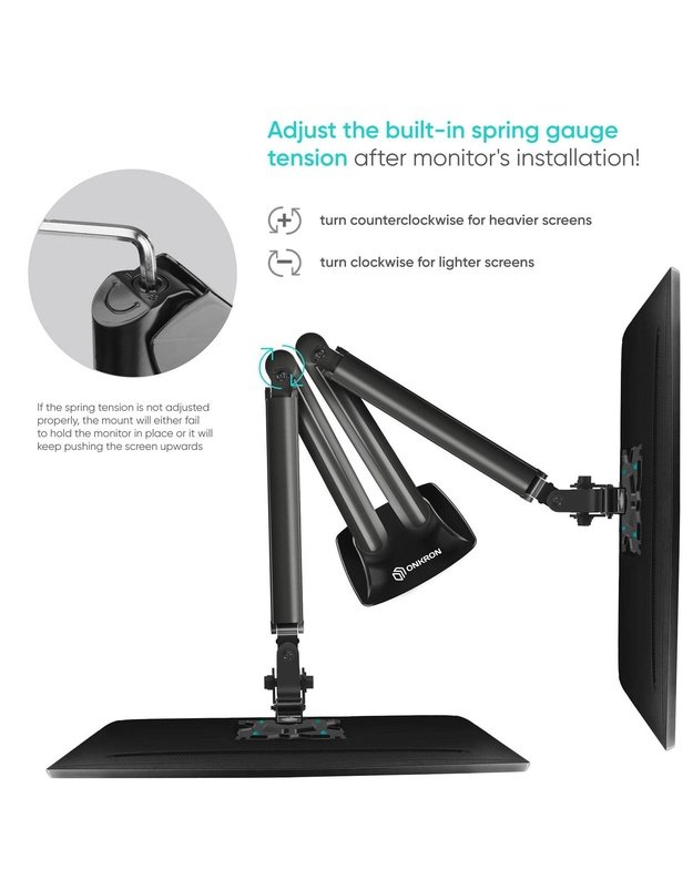 MONITOR ACC WALL MOUNT/13-32  BLACK G200-B ONKRON