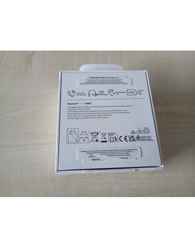 Samsung Galaxy Buds FE Graphite (SM-R400NZAAEUE) (atidaryta dėžutė) 2