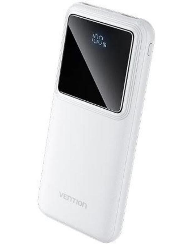 POWER BANK USB 10000MAH 22.5W/USB WHITE FHKW0 VENTION