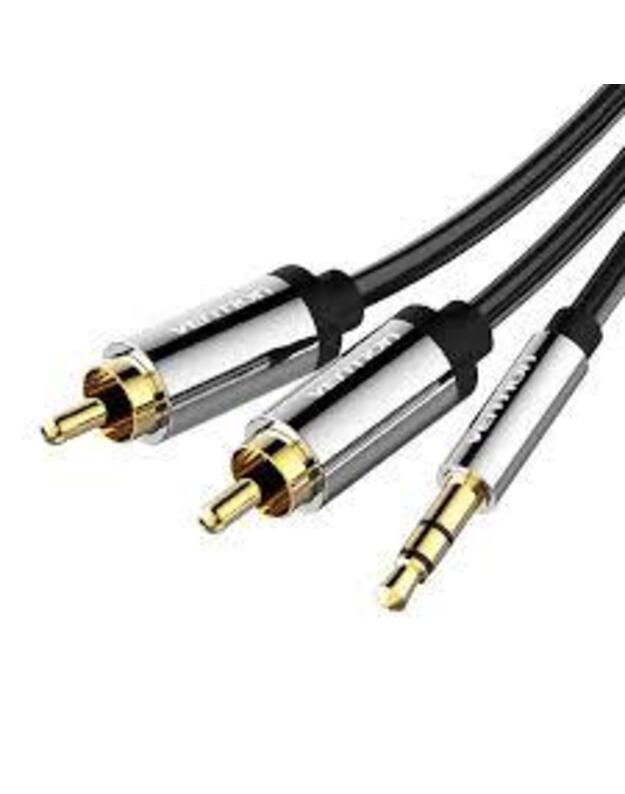 CABLE AUDIO 3.5MM TO 2XRCA/1.5M BCFBG VENTION