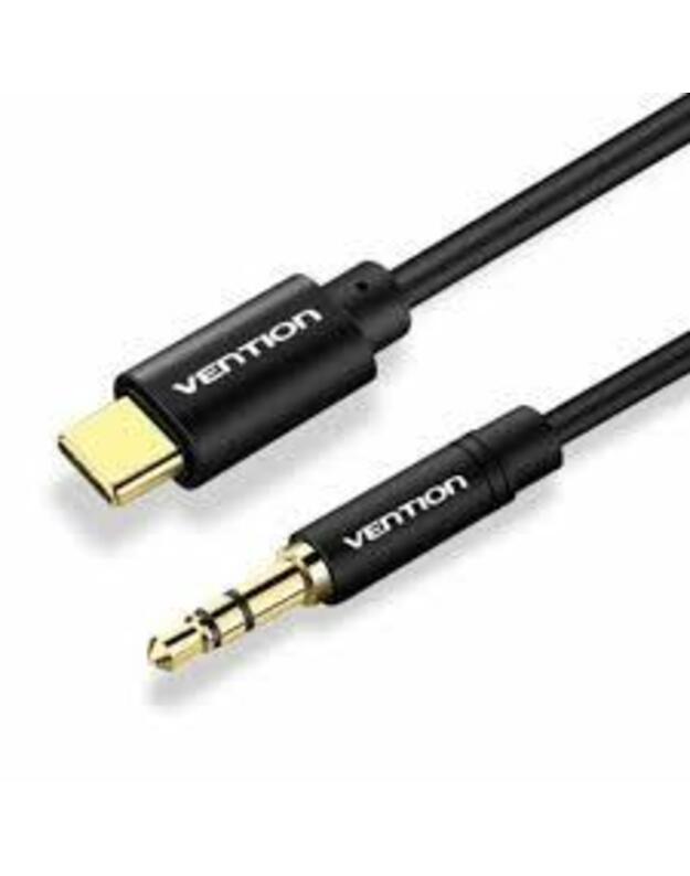 CABLE AUDIO 3.5MM TO USB-C/1.5M BLACK BGABG VENTION