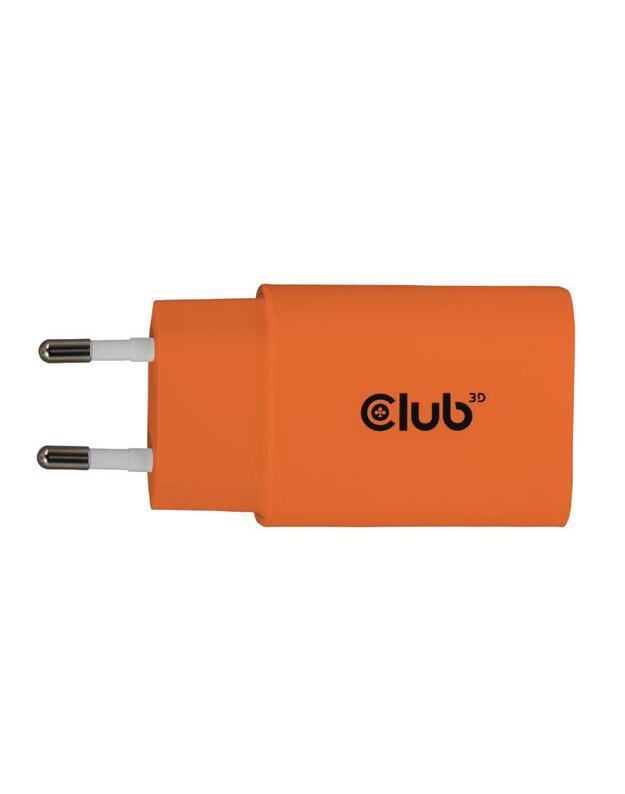 MOBILE CHARGER WALL USB-C/2PK 30W ORANGE CAC-3023 CLUB3D