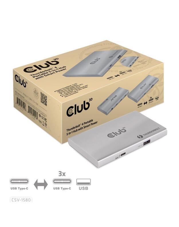 I/O HUB 5IN1 THUNDERBOLT/CSV-1580 CLUB3D