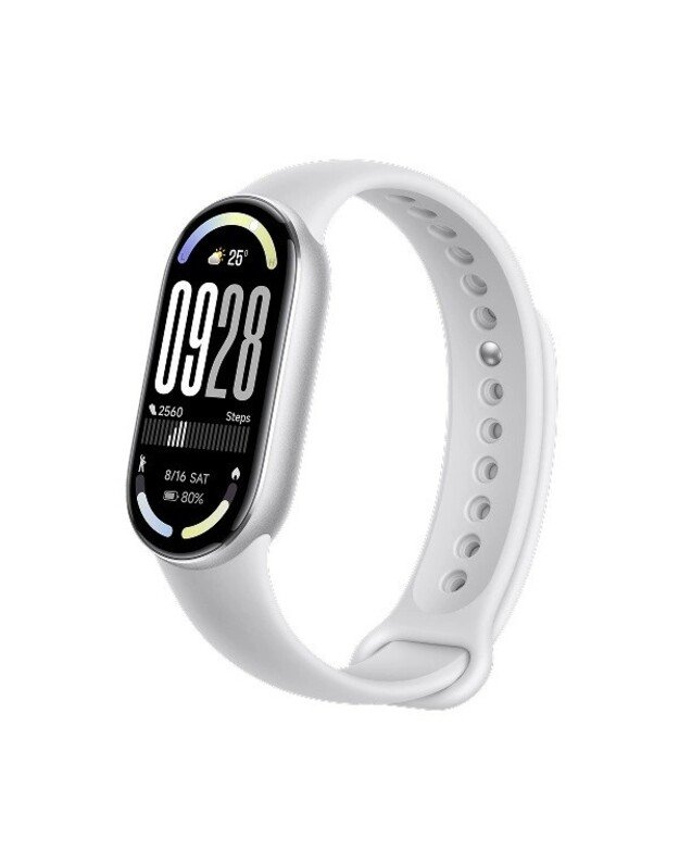 Xiaomi Watch Smart Band 10, sidabrinis