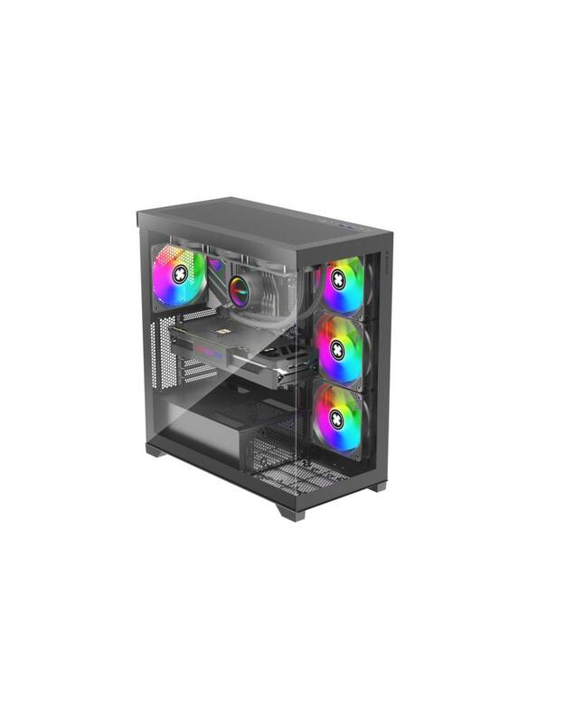 Case|XILENCE|ATX/micro ATX/Mini-ITX|Black|Midi Tower|PC|X818.ARGB