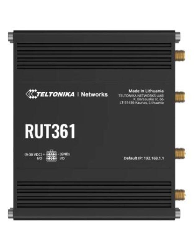 Wireless Router|TELTONIKA|Router|Mesh|IEEE 802.11 b/g|IEEE 802.11n|2x10/100M|LAN \ WAN ports 2|4G|RUT361