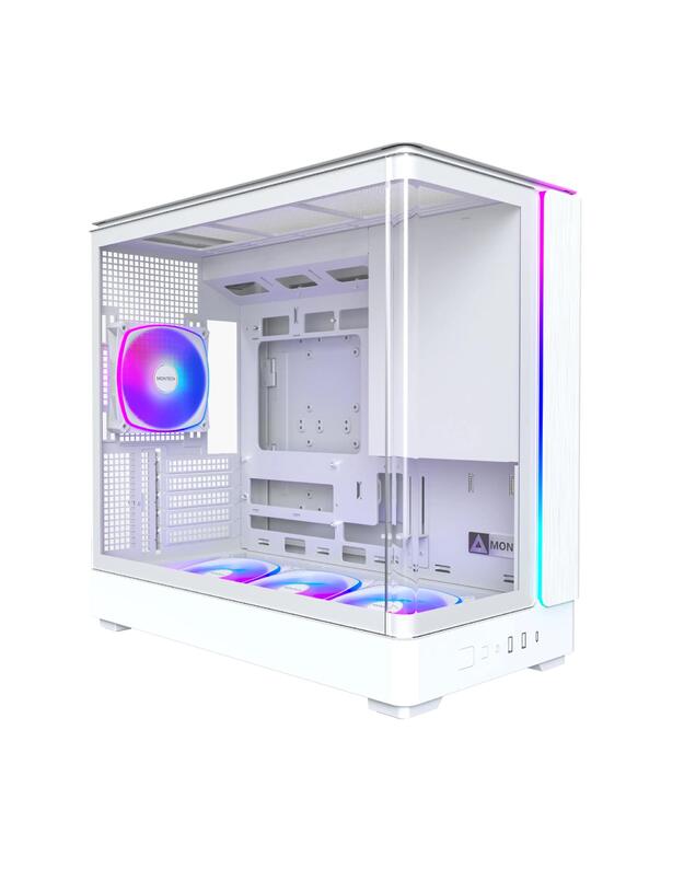 Case|MONTECH|micro ATX/Mini-ITX|White|Midi Tower|PC|KING 15 PRO|KING15PRO(W)