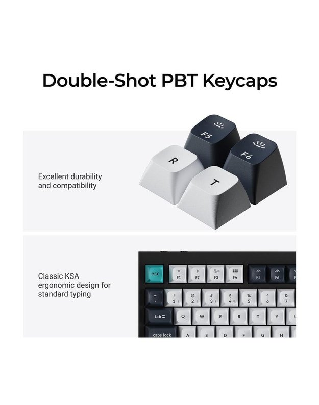 Belaidė klaviatūra Keychron Q1 Max RGB, juoda (Q1M-M4)