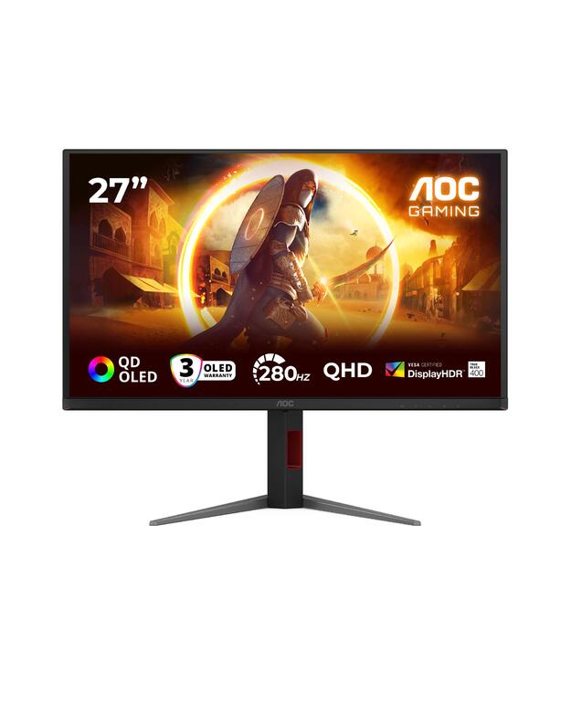 LCD Monitor|AOC|27  |2560 x 1440 pixels|Quad HD|Native aspect ratio 16:9|QD-OLED|Flat|Q27G4ZD