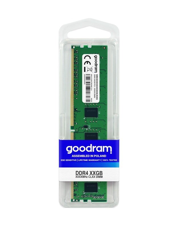 MEMORY DIMM 16GB PC25600 DDR4/GR3200D464L22/16G GOODRAM