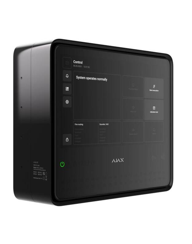 FIRE ALARM PANEL FIRE HUB/EN54 BLACK 125733 AJAX