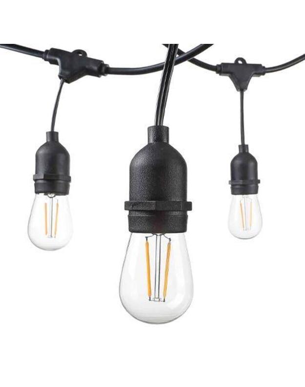 LAMP LED GARLAND GARDEN STRING/E27 15M VS-631 VISIONAL