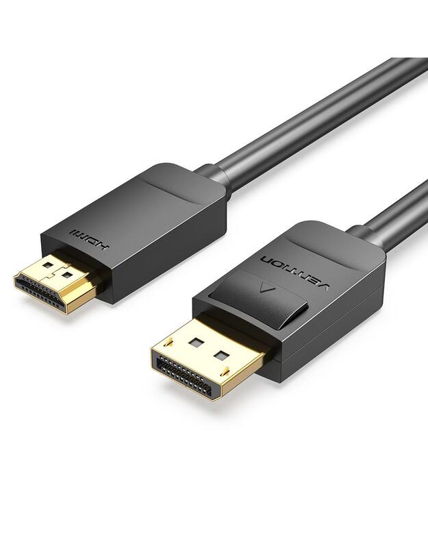 CABLE DP TO HDMI 2M/BLACK HADBH VENTION