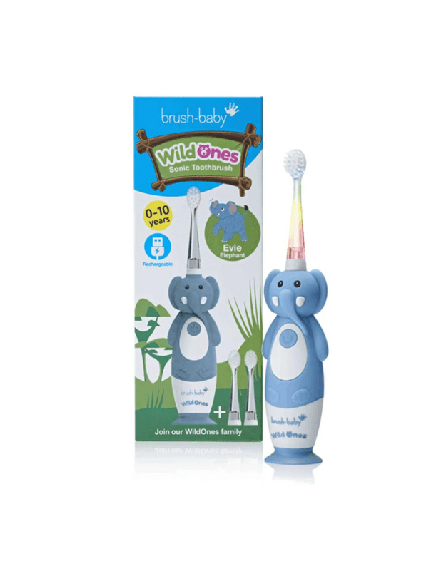 Elektrinis dantų šepetukas Brush baby WILDONES ELEPHANT  1