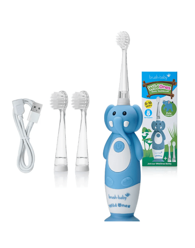 Elektrinis dantų šepetukas Brush baby WILDONES ELEPHANT  7