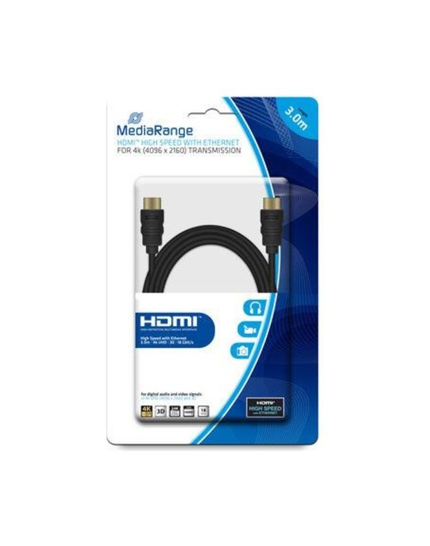 CABLE HDMI-HDMI 3M/MRCS157 MEDIARANGE