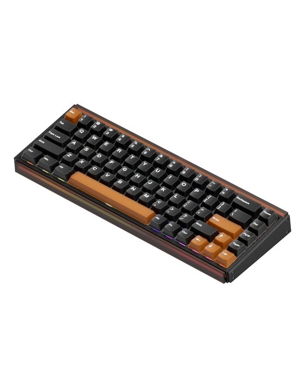 Belaidė klaviatūra Akko RAY68 HE, ruda (103-RA68A-000)