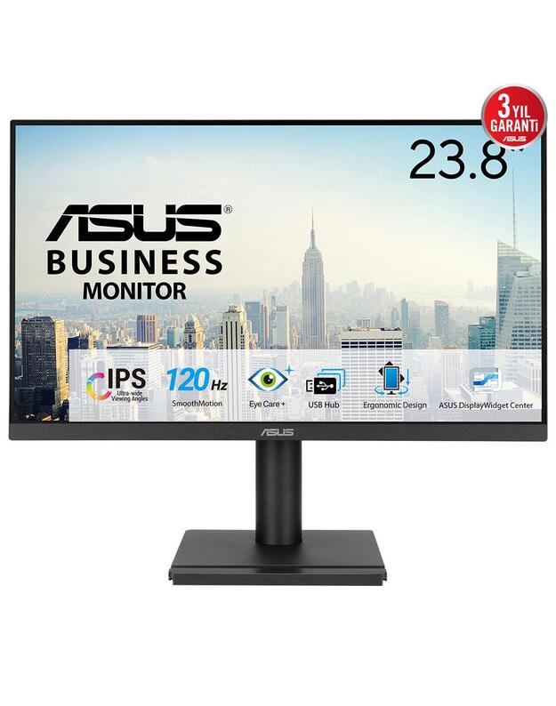 LCD Monitor|ASUS|23.8  |1920 x 1080 pixels|Full HD|Native aspect ratio 16:9|LED|Flat|90LM02W1-B01171