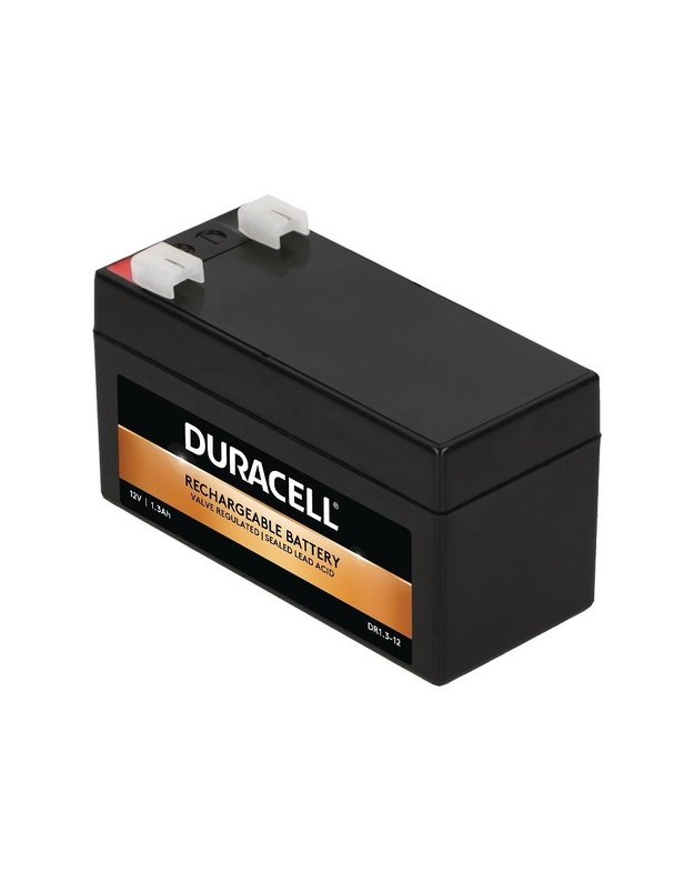 VRLA akumuliatorius Duracell 12 V, 1,3 Ah (DR1.3-12)