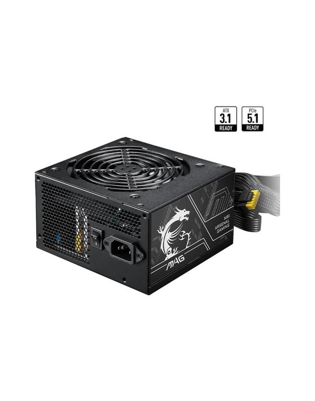 Power Supply|MSI|MAG A750BN PCIE5 II|ATX|PC|100 - 240 V|750 W|MAGA750BNPCIE5II