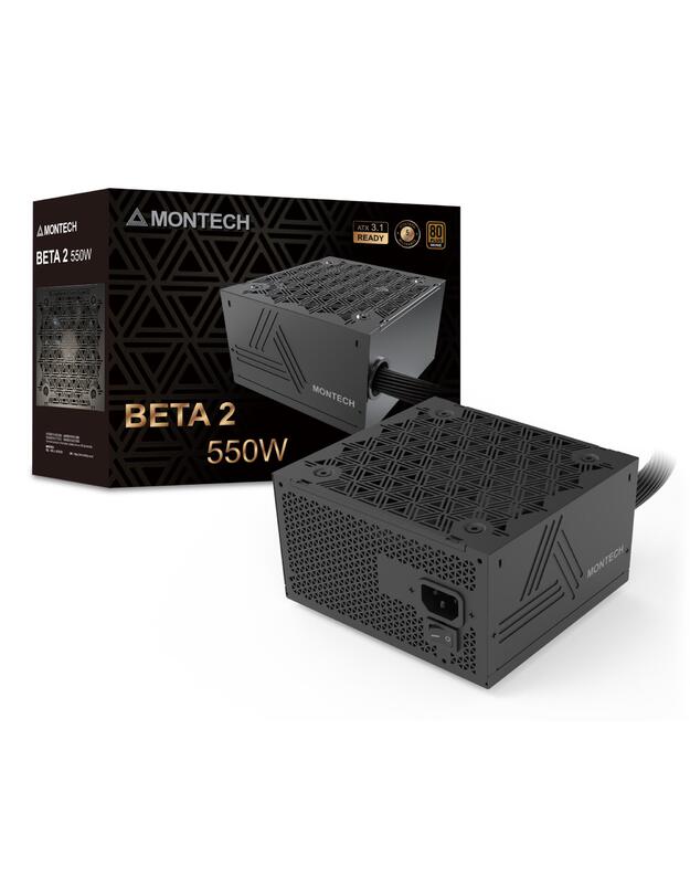 Power Supply|MONTECH|BETA 2|ATX|PC|100 - 240 V|550 W|BETA2550W